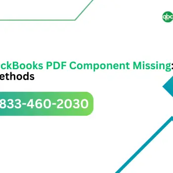 Fixing QuickBooks PDF Component Missing Proven Methods
