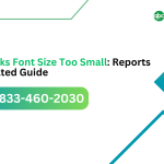 QuickBooks Font Size Too Small Reports And Updated Guide