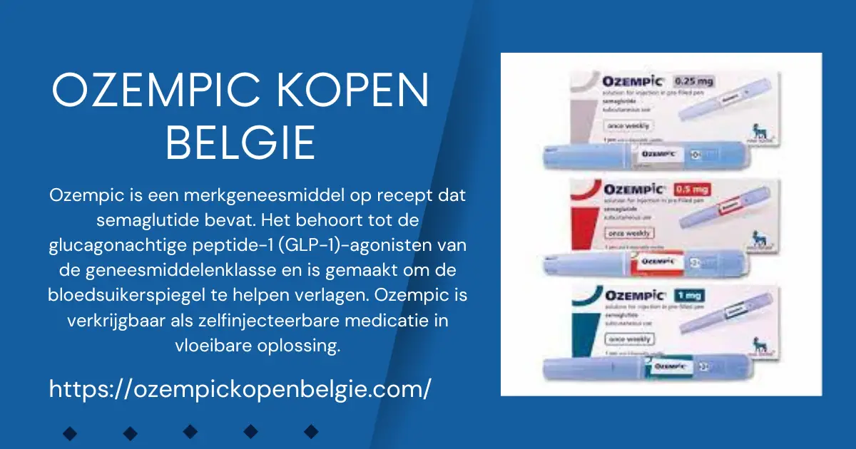 ozempic kopen belgie