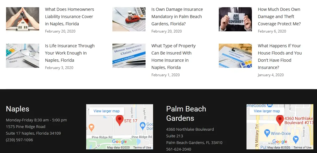 palm beach gardens insurance company