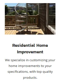 residential home improvement company green- ville nc