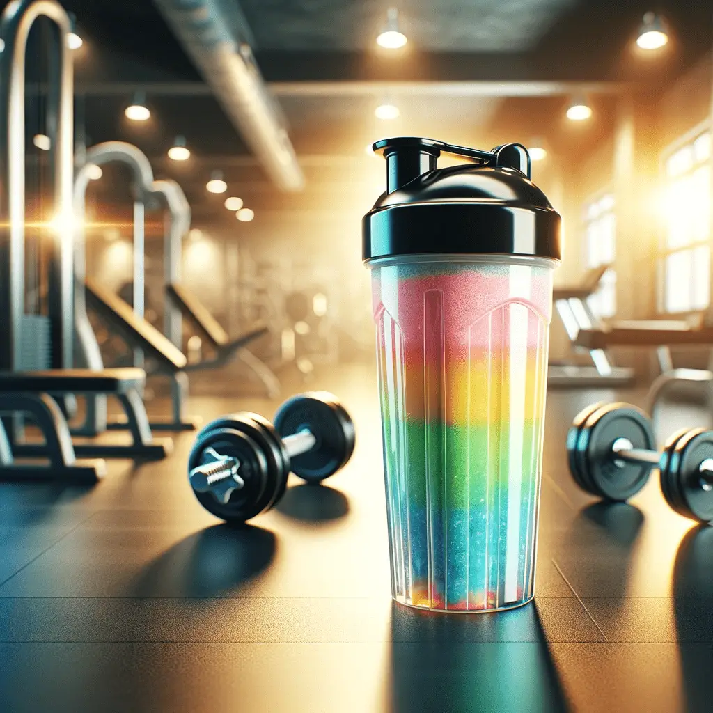 A shaker full of colourful pre-workout telling about best pre workout in India-min