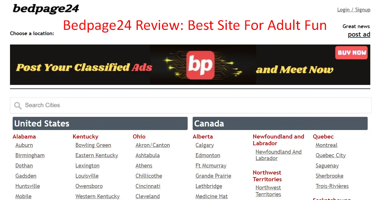 Bedpage24 Review Best Site For Adult Fun