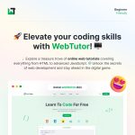Elevate your coding skills with WebTutor!
