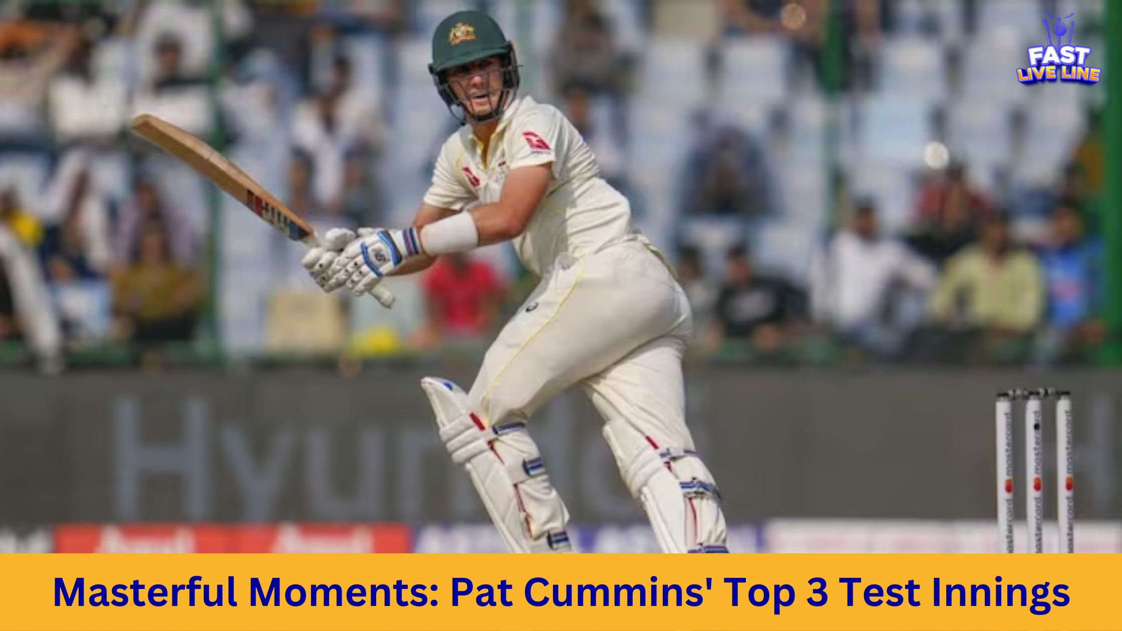 Masterful Moments Pat Cummins' Top 3 Test Innings