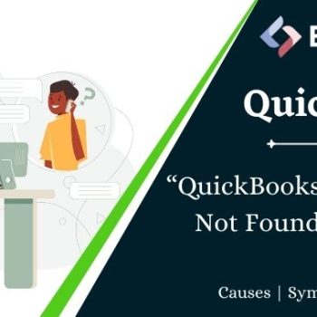 QuickBooks Company File Not Found or Missing