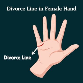 Divorce Line in female hand