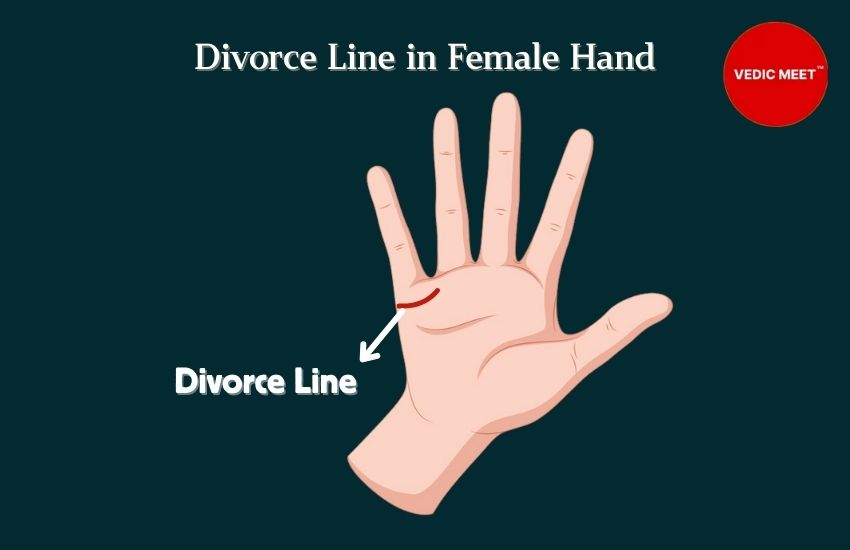 Divorce Line in female hand