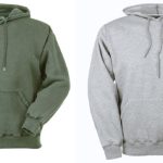 100% cotton hooded pullover