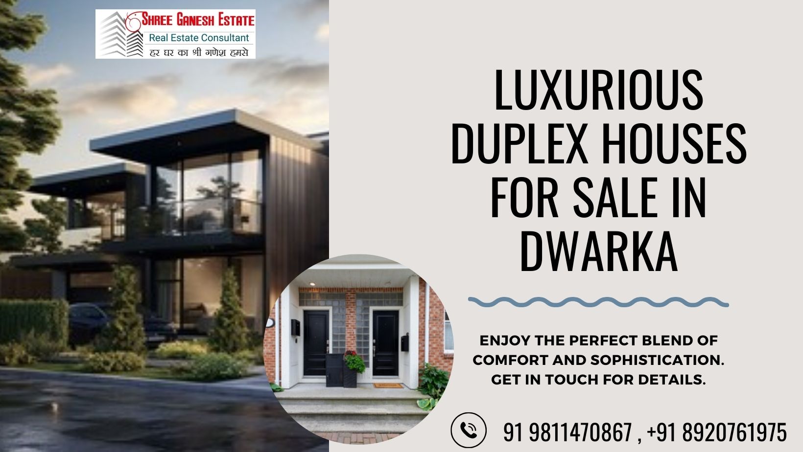 Duplex Houses for Sale in Dwarka- Shree Ganesh Estate