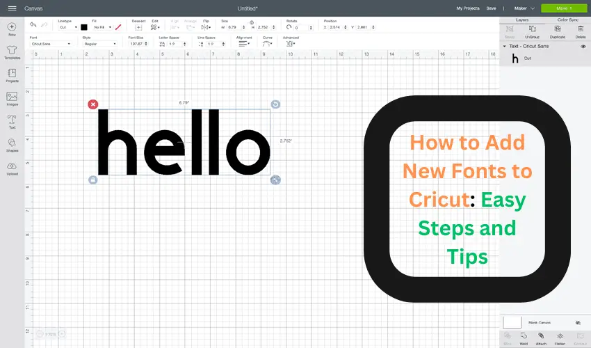 How to Add New Fonts to Cricut Easy Steps and Tips