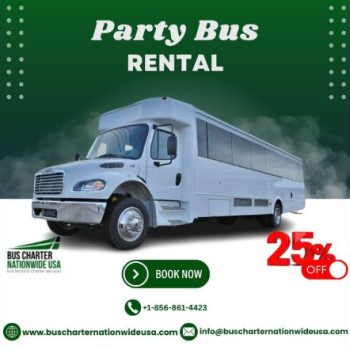 Luxury Party Bus Rental  Bus Charter Nationwide USA