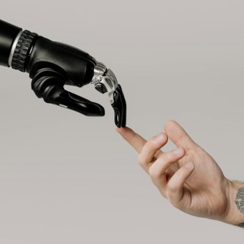 Person Touching a Robot’s hand