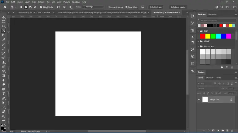 Introduction to Photoshop Interface