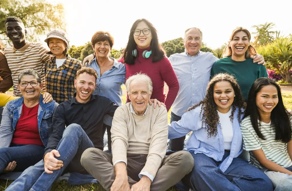 group-of-multigenerational-people-smiling