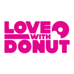 love with donut logo