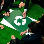 recycle-icon-meeting-table-office-with-business-people-planning-eco-business-investment-waste-management-as-recycle-reduce-reuse-concept-clean-ecosystem-quaint