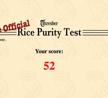rice purity test 3