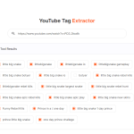 youtube-tag-extractor