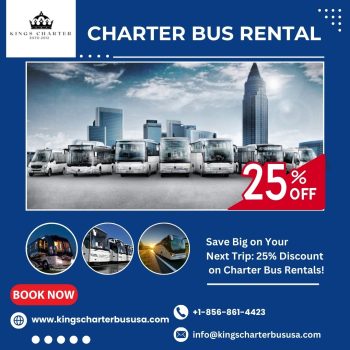 Affordable Charter Bus Rental  Kings Charter Bus USA