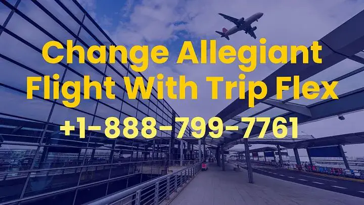 Allegiant Flight With Trip Flex