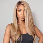 Blonde lace front wig mb1