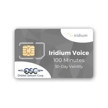 Iridium Sat Phone Prepaid SIMs