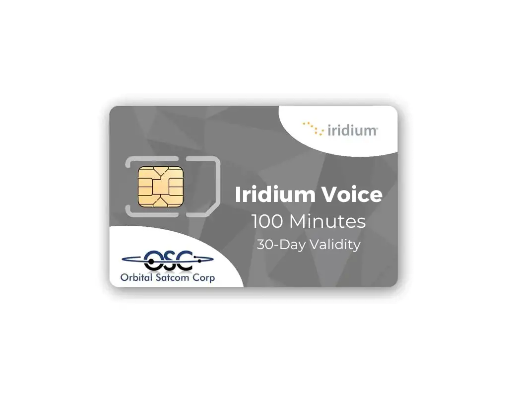 Iridium Sat Phone SIM Cards