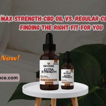 Max Strength CBD Oil vs. Regular CBD Oil Finding the Right Fit for You