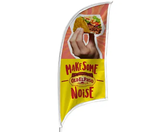 outdoor advertising banners flags