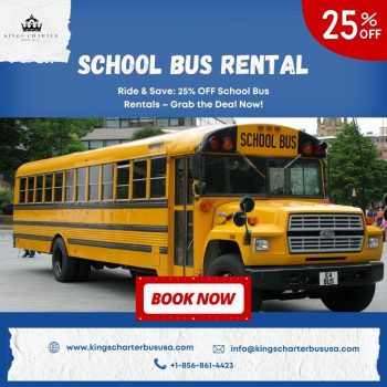 Book a School Bus Rental  Kings Charter Bus USA
