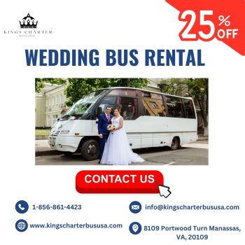 Book a Wedding Shuttle Service  Kings Charter Bus USA