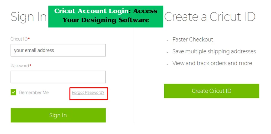 Cricut Account Login Access Your Designing Software
