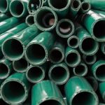 Default_a_bundle_of_PVC_Pipes_of_green_colour_0