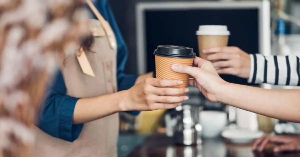 Disposable coffee cups