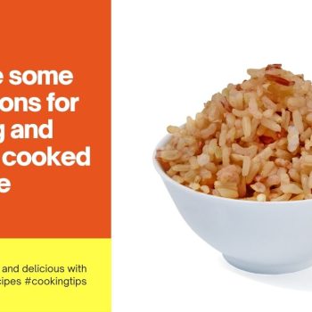 Here are some suggestions for storing and reheating cooked rice