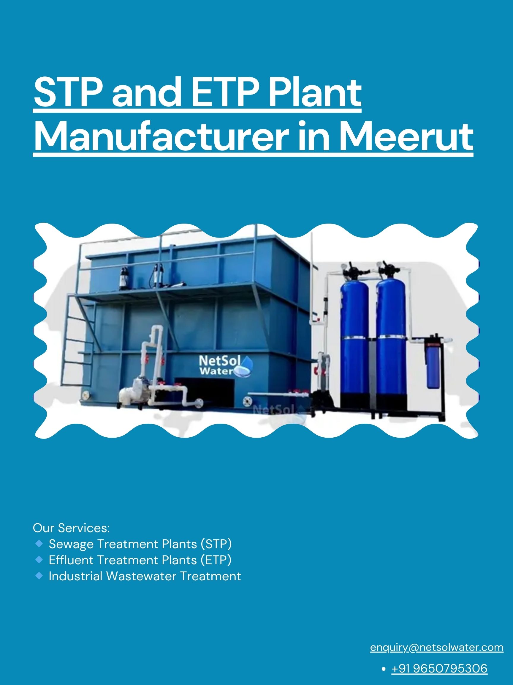 STP and ETP Plant Manufacturer in Meerut