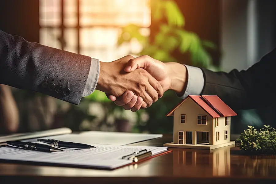 bank-s-mortgage-officers-shake-hands-with-customers-congratulate-them-after-signing-housing_386815-11302