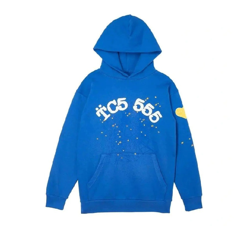 Blue Spider Hoodies