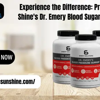 Experience the Difference Prime Sun Shine's Dr. Emery Blood Sugar Support-min
