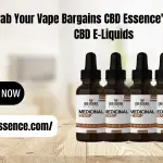 Grab Your Vape Bargains CBD Essence's Clearance CBD E-Liquids-min