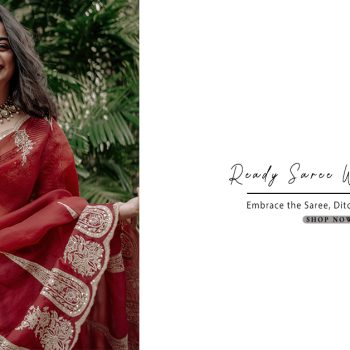 Trendy Readymade Blouse Saree by Samyakk