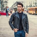 men's leather jacket