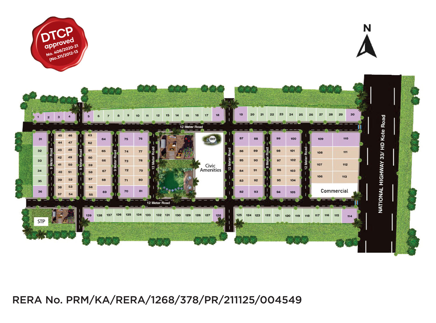 Shriramland plot project oxygen 2 masterplan