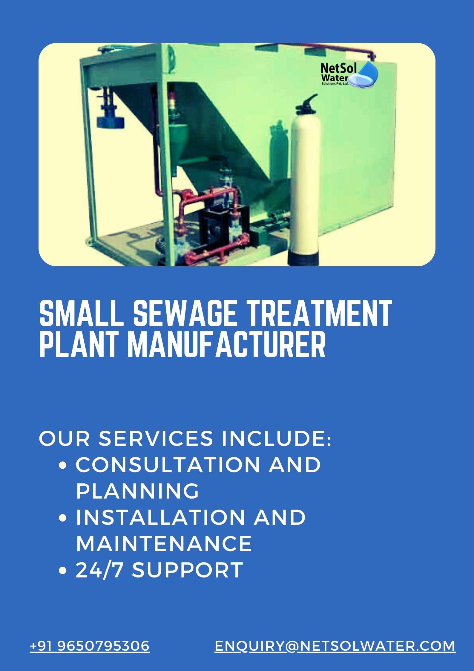 Small Sewage Treatment Plant Manufacturer