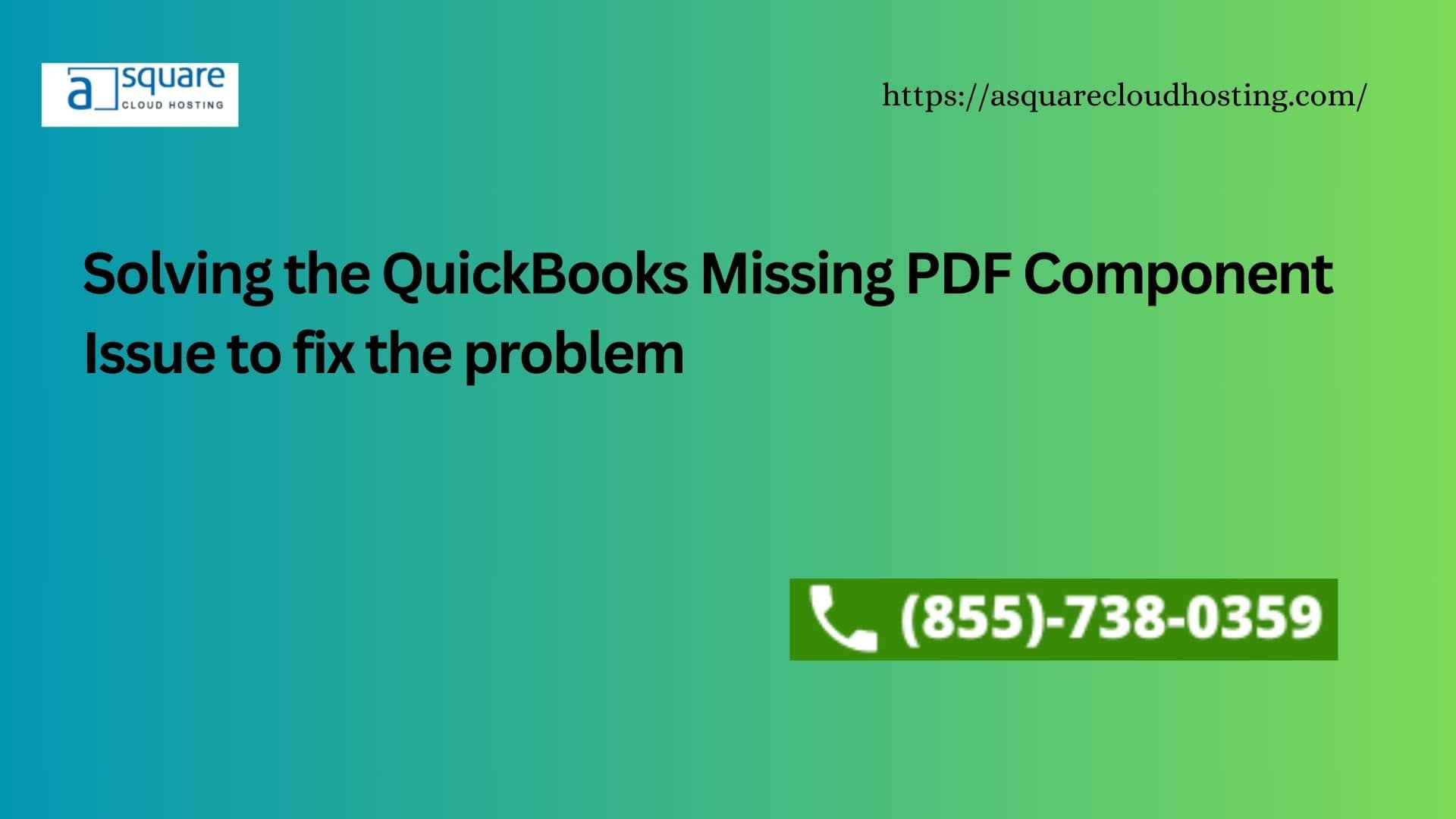 Solving the QuickBooks Missing PDF Component Issue to fix the problem-min