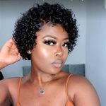 Short curly wig