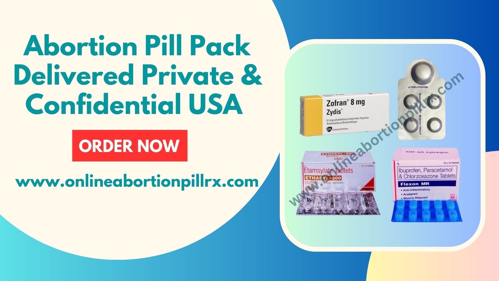 Abortion Pill Pack Delivered Private & Confidential- USA