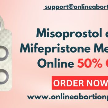 Misoprostol and Mifepristone Medicine Online 50% Off