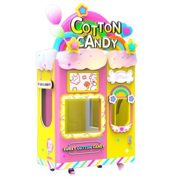 Automatic cotton candy machine